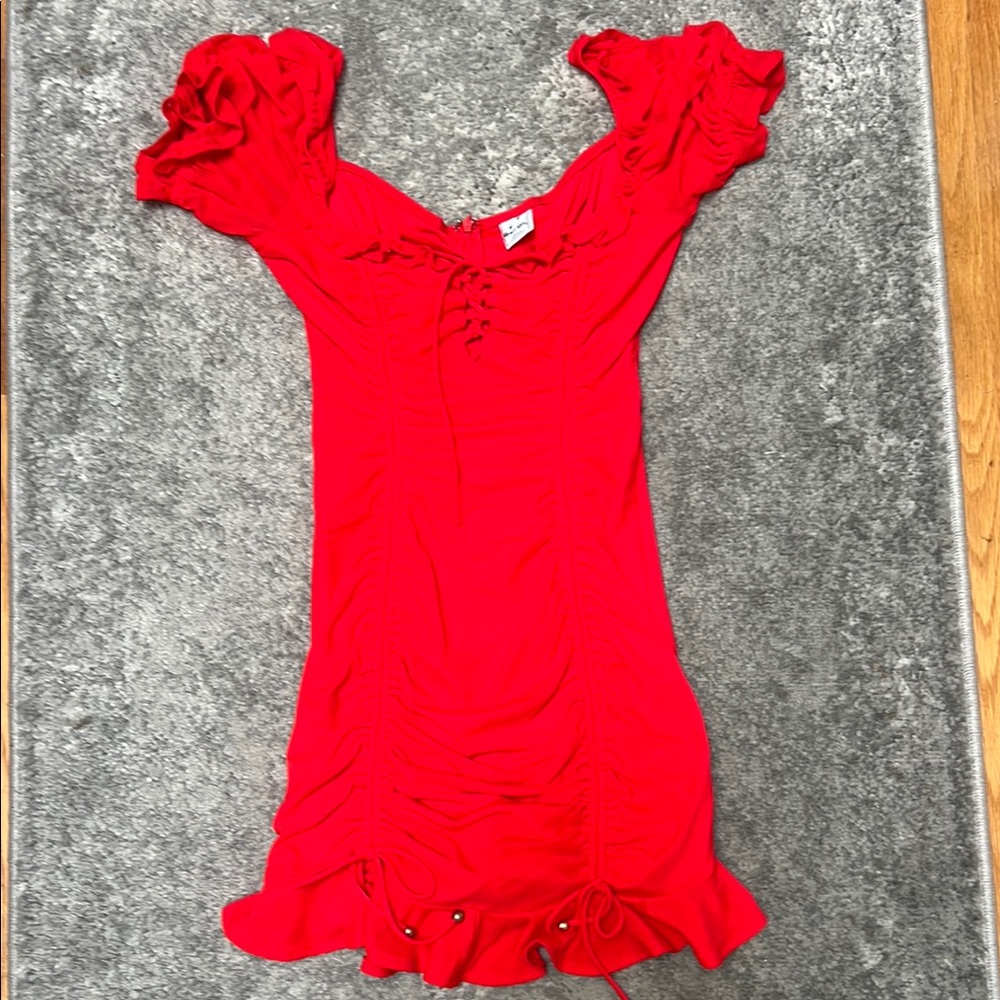 Angel Biba Red Maxi Dress
